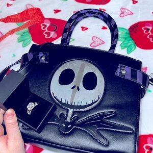 JACK SKELLINGTON PURSE AND RING